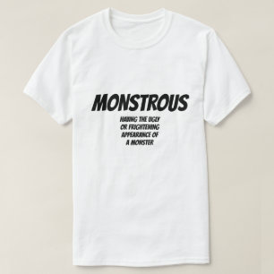 Adjektiv: Monstrous T Shirt