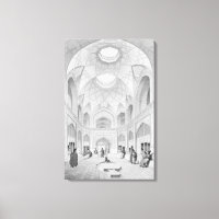 Adji Seid Hussein Bazaar i Kashan från "Voyage