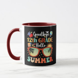 Adjö 12:e Klass Hej Sommar Mugg