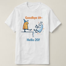 Adjö 19 – Hej 20 Unisex T-Shirt
