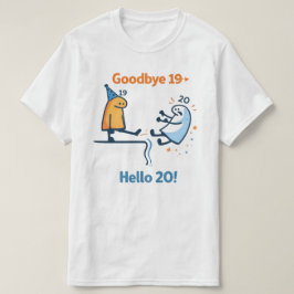 Adjö 19 – Hej 20 Unisex T-Shirt