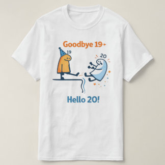 Adjö 19 – Hej 20 Unisex T-Shirt