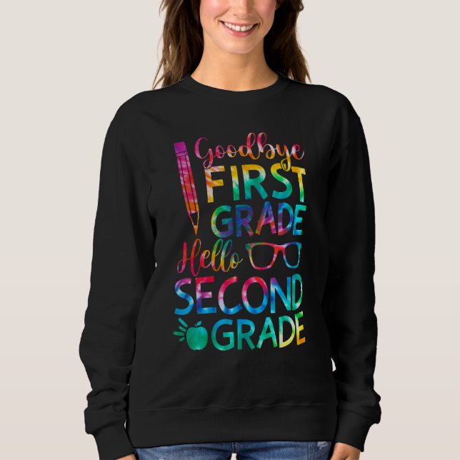 Adjö 1:a Klass Hej 2:a Klass Graduatio T Shirt (Framsida)