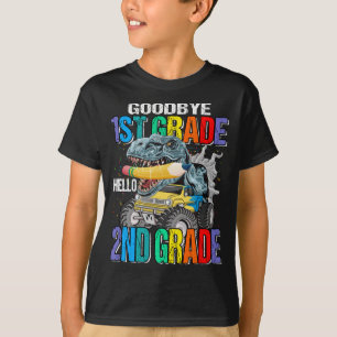 Adjö 1:a Klass Hej 2:a Klass-monster Lastbil T Shirt