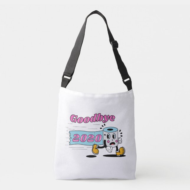 Adjö 2020 - Det är äntligen över Axelväska (Framsida)