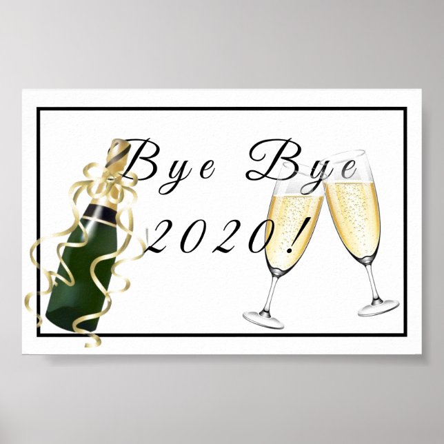 Adjö 2020 Poster (Framsidan)
