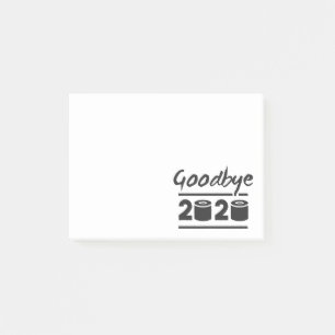 Adjö 2020 Toalettpapper – äntligen över Post-it Block