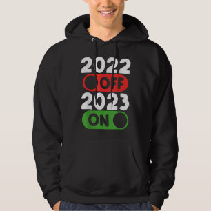 Adjö 2021 Hej 2022 Nurse Life Gott nytt år Hoodie