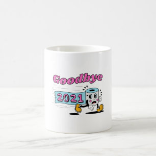 Adjö 2021 Toilet papper roll Kaffemugg