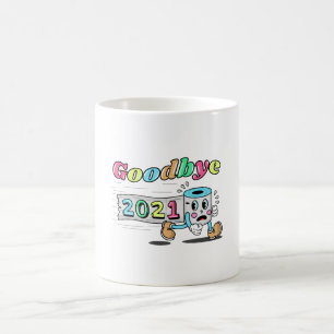 Adjö 2021 Toilet papper roll Kaffemugg