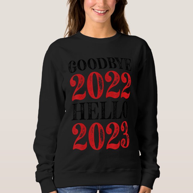 Adjö 2022 Hej 2023 Gott nytt år T Shirt (Framsida)