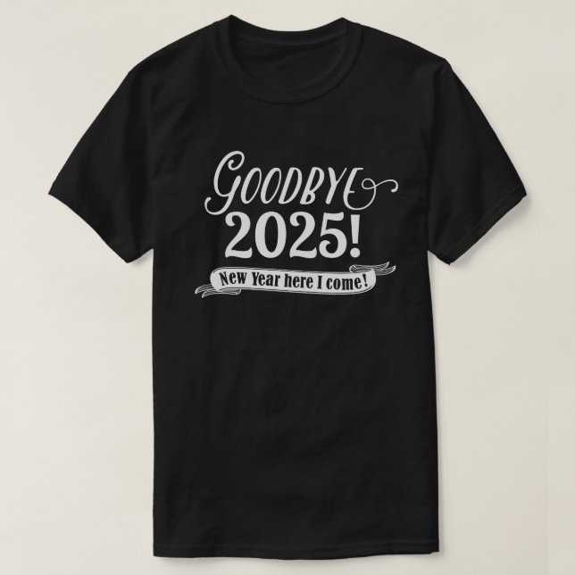 Adjö 2023 - nytt år t shirt (Design framsida)