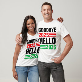Adjö 2025, Hej 2026: Gott nytt år 2026 T Shirt