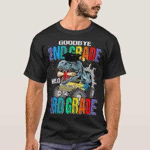 Adjö 2:a Klass Hej 3:e Klass-monster Lastbil Di T Shirt