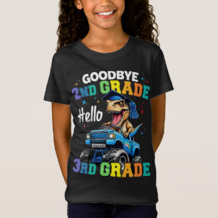 Adjö 2:a Klass Studenten T Rex Monster Lastbil Shirt