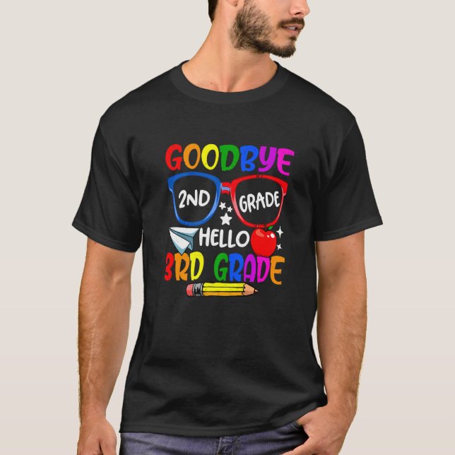 Adjö 2:a Klass Välkommen Back to school Hej Thi T Shirt (Framsida)