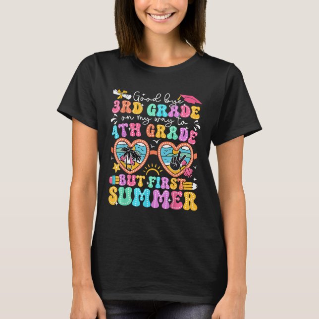 Adjö 3:e Klass Studenten till 4:e Klass, men först T Shirt (Framsida)