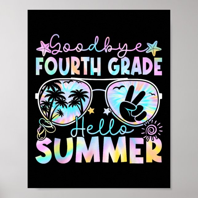 Adjö 4:e Klass-Hejen Sommaren 4 Klass Sista D Poster (Framsidan)