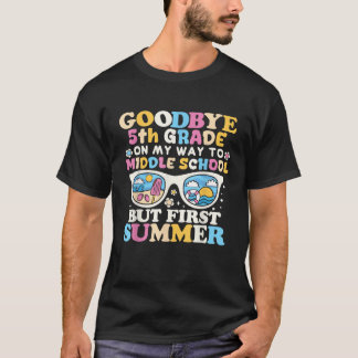 Adjö 5:e Klass Studenten till Mitten skolfirmor T Shirt