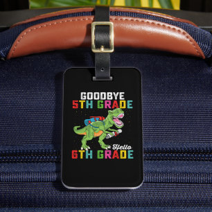 Adjö 5 Klass Hej 6e Klass T Rex Dinosaur Bagagebricka