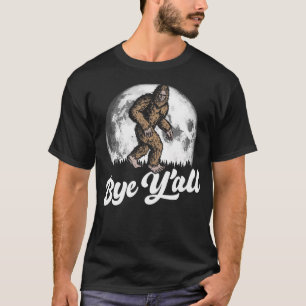 Adjö allesammans Rolig Södra Sasquatch Måne Introv T Shirt