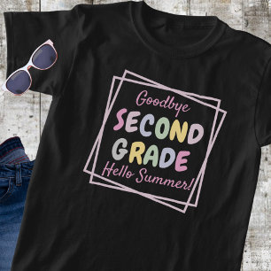"Adjö andra Klass, Hej Sommar" Barns T Shirt