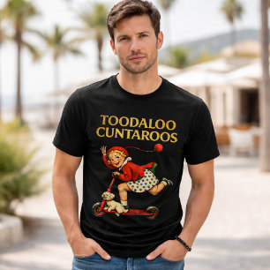 Adjö Cuntaroos Roligt Sarksastisk Retrohumor T Shirt
