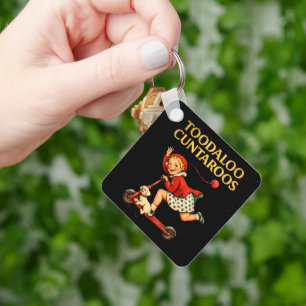 Adjö Cuntaroos Roligt Sarksatisk Retrohumor Nyckelring