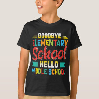Adjö Eleméskola Hej Mitten School T Shirt