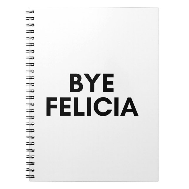 Adjö felicia anteckningsbok (Framsidan)