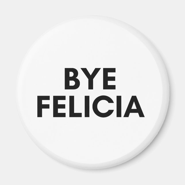 Adjö felicia magnet (Framsidan)