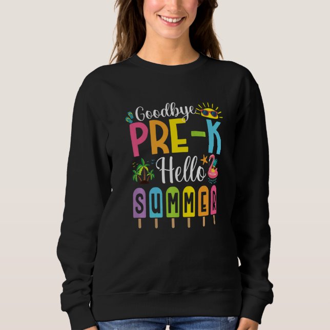 Adjö Före K Hej, sommarpopulationis Ice, förra dag T Shirt (Framsida)
