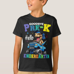 Adjö, förk Monster Lastbil T rex Studenten Boys Shirt