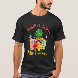 Adjö Hej i skolan, sommaren förra skoldagen T Shirt