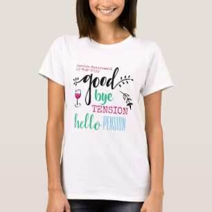 Adjö Hej Pension Personal Pension T Shirt