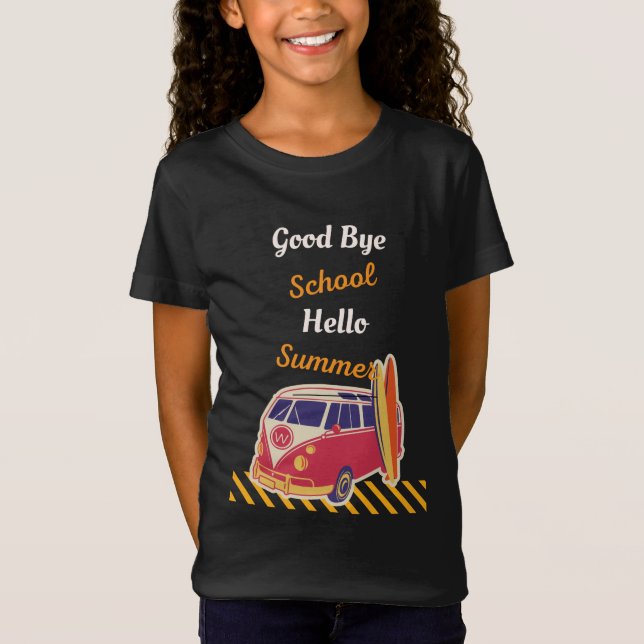 Adjö - hej sommaren t shirt (Framsida)