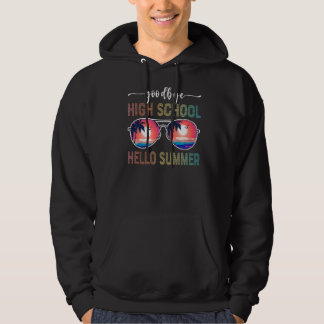 Adjö High School Hej Summer Sunglasses Vacat Hoodie