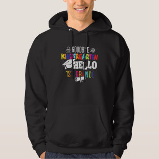 Adjö Kindergarten Hej 1:a Klass Kindergarten Hoodie