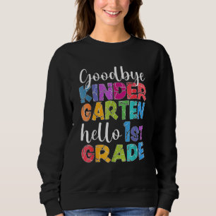 Adjö Kindergarten Hej 1:a Klass Studenten La T Shirt