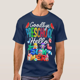 Adjö Kindergarten Hej Sommar Gnomes Beach Pre T Shirt