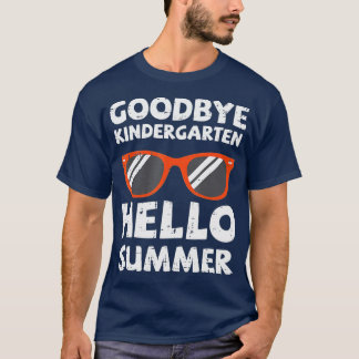 Adjö Kindergarten Hej Sommaren i går Graduat T Shirt