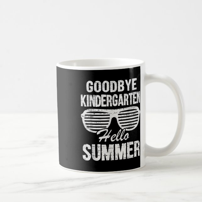 Adjö Kindergarten Hej Sommaren Student Sista Da Kaffemugg (Höger)