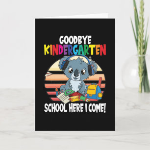 Adjö Kindergarten School Enrollation Kort
