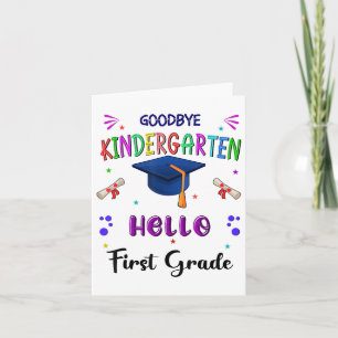 Adjö Kindergarten Studenten Cl 2025 1st Klass Kort