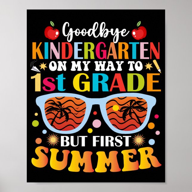Adjö Kindergarten till första Klass men första som Poster (Framsidan)