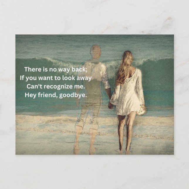 adjö-konst-vykort vykort (Framsida)