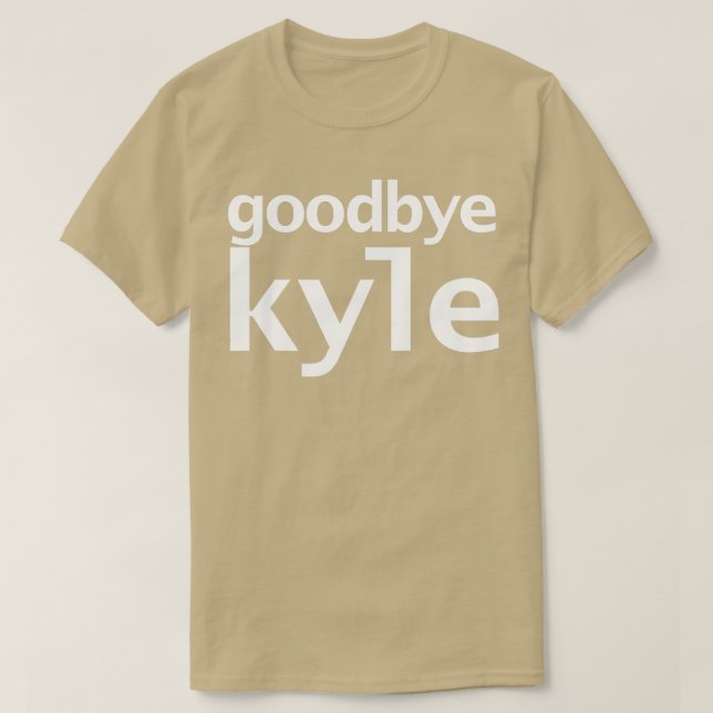 Adjö Kyle Real Housewives of Beverly Backe Typo T Shirt (Design framsida)