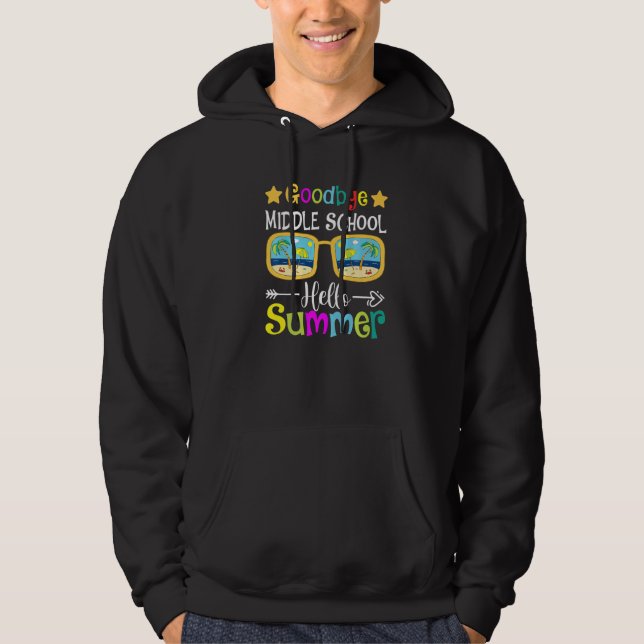 Adjö, Mitten School Hej Sunglasses Last Sunglasses Hoodie (Framsida)