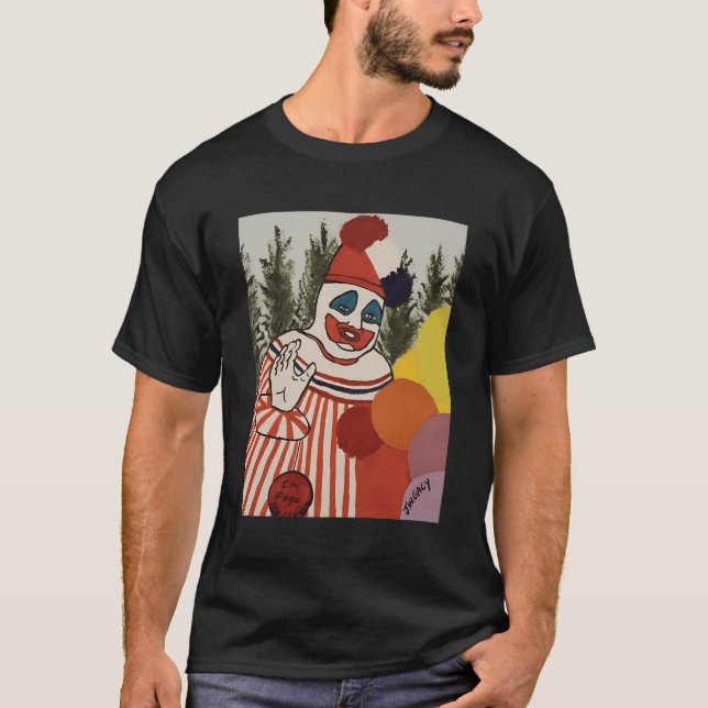 Adjö Pogo, clown by Gacy T Shirt (Framsida)