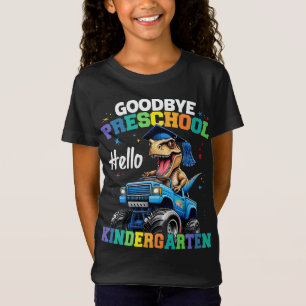 Adjö Preschool Monster Lastbil T rex Studenten Shirt
